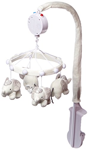 Levtex Home Baby Ely Musical Mobile, Grey