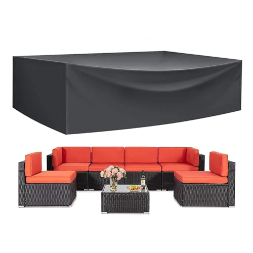 Housse de table et chaises de terrasse imperméable en tissu Oxford 600D ultra robuste - 3