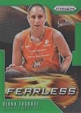 2020 Panini Prizm WNBA Fearless Prizms Green #19 Diana Taurasi NM Near Mint