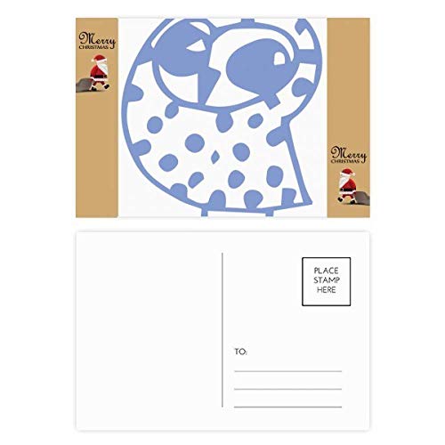 Cartes postales de remerciement animal motif souriant papeterie correspondance lot de 20