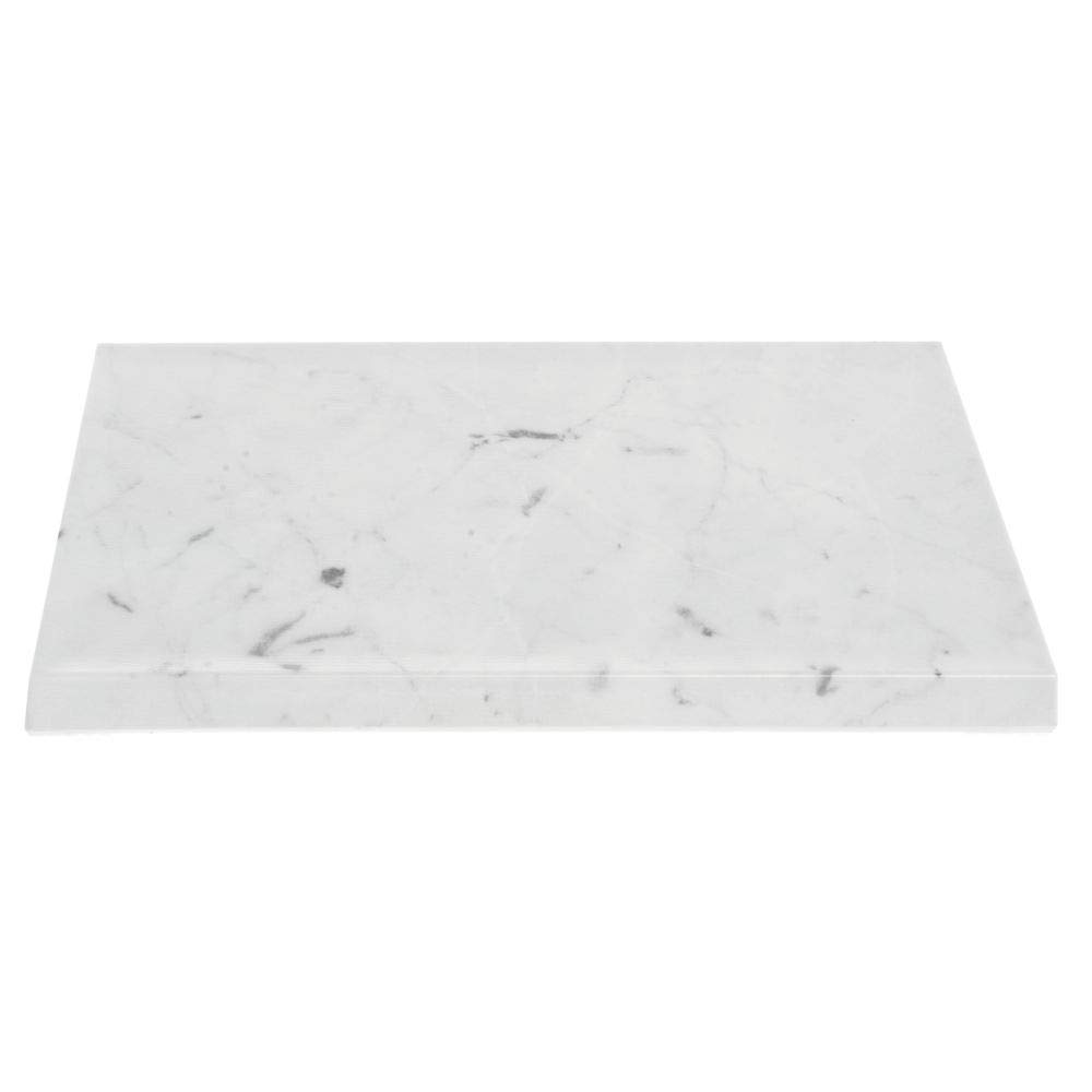 HUBERT Cerve Collection Marble Melamine Replacement Top for Rectangular Riser - 10 1/2"L x 6 2/5"W