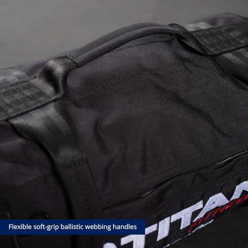 image for Titan Fitness 50-125 LB PRO Strongman Sandbags, Double Layer, 1050D Co