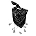 Bandana For Women Bachelorette Party Cowboy Bandana Fashion Neck Scarf For Female Kerchief Bride Shawl Disco Party Multifunctional Headband