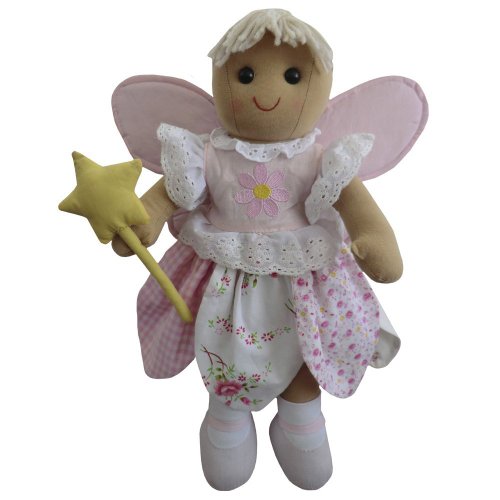 Diseño de hada con muñeca de trapo 19 cm