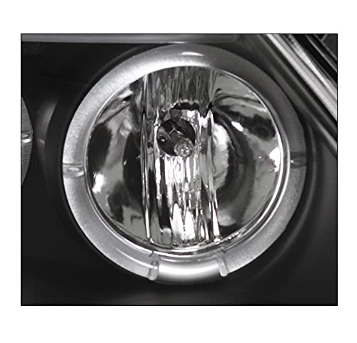 Zmautoparts Halo Projector Headlights Black Compatible With 2003-2008 Bmw Z4 [For Factory Hid/Xenon] #TOP6