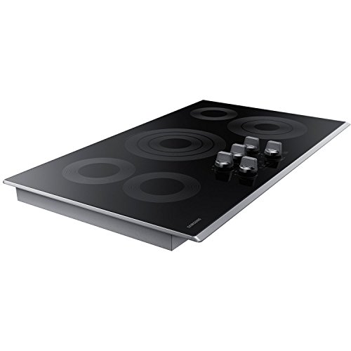 Samsung 36" Electric Stainless Steel Smoothtop Stovetop Cooktop Nz36K6430Rs #TOP4