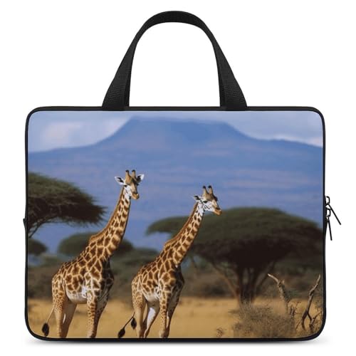 Sac ordinateur portable 17 pouces à bandoulière imprimé hibou et citrouille