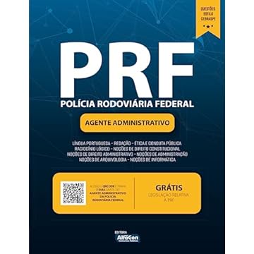 Capa do livro PRF - Agente ADMINISTRATIVO - Polícia Rodoviária Federal
