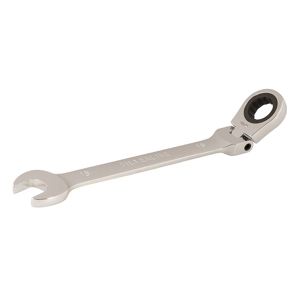 Silverline 656621 Flexible Head Ratchet Spanner 18 mm
