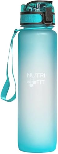 Miniatura 10 de Nutrifit Pink - Botella de agua motivacional motivacional (32 onzas) Rosa,Aqua,Azul y rosa,Transparente,Gris,Verde,Rosa Hot,Arco iris,Blanco y