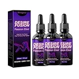 VEMART Desire Fusion Passion Elixir Oil，Body Care Drops, Enhance Endurance and Stimulate Vitality and Physical and Mental Pleasure. (Color : 3Count (Pack of 3))