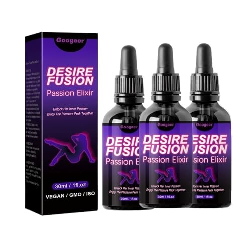 VEMART Desire Fusion Passion Elixir Oil，Body Care Drops, Enhance Endurance and Stimulate Vitality and Physical and Mental Pleasure. (Color : 3Count (Pack of 3))