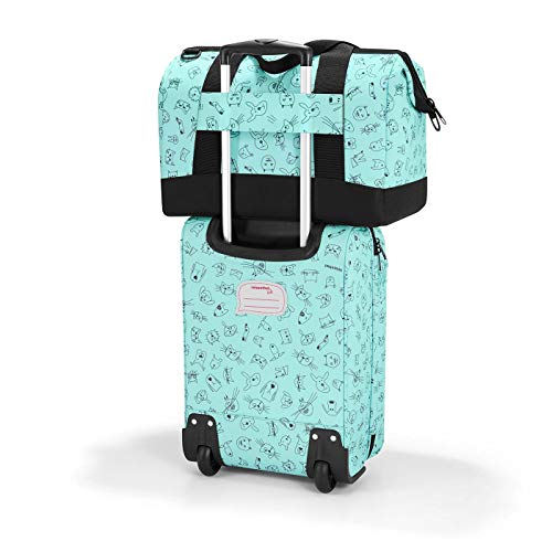 reisenthel Allrounder M Kids Tasche 40 x 33,5 x 24 cm/18 l/Cats and Dogs Mint
