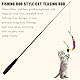 77cm Katzenangel,Katzenspielzeug Angel,Cat Toy,Katzenangel Stabil,Katzen Angel,Federn,Federspielzeug,Interaktives Katze Spielzeug Katzen Spielstab Stab Mit Federn Stab Glocken für KäTzchen Oder Katze