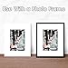 Golden State Art Pack of 50 8x10 White Picture Mats Mattes with White Core Bevel Cut for 5x7 Photo + Backing + Bags