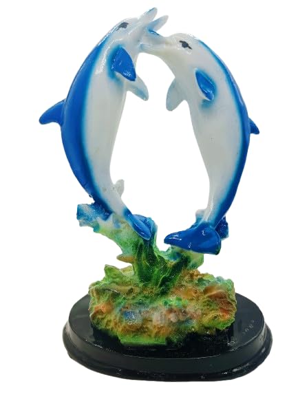 Buy Shubh Sanket Vastu Dancing Dolphin Statue Made of Polystone