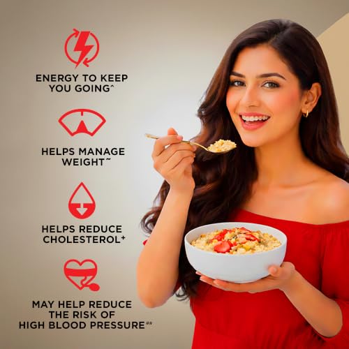 Image of Bagrry's White Oats 500g Box | Whole Grain | High Soluble Fibre | Protein & Fibre Rich | Non GMO | Breakfast Cereal | Instant Oats