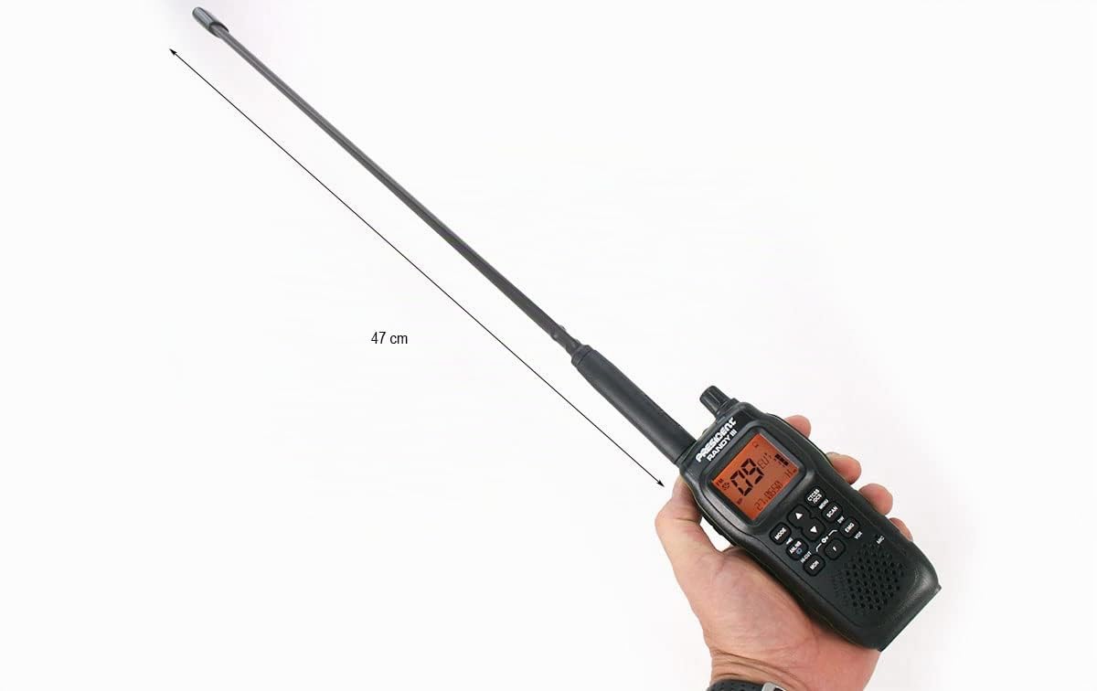 ACMR-401 Antena táctica CB 27 Mhz para walkies RANDY II, RANDY III, K-PO PANTHER, LAFAYETTE URANO conector antena TNC MACHO
