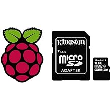 High Speed Class 10 64GB Micro SD card Pre-loaded with the latest Raspbian for the Raspberry Pi 4, 3B+, 3 & 2 64GB Micro SD Card