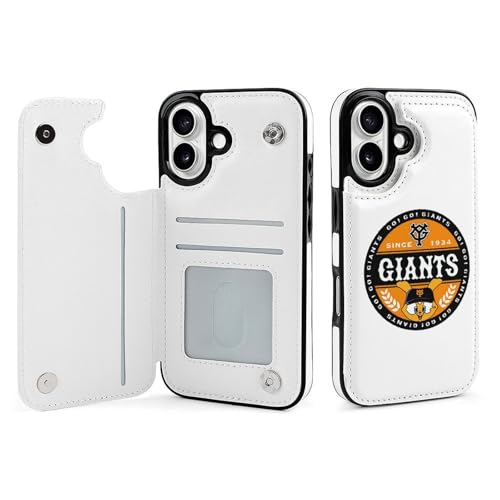 �ǔ��W���C�A���c iPhone16�p�P�[�X �蒠�^ �싅���� �L�O�i �A�C�t�H��16�p�P�[�X �X�}�z�P�[�X ���z�^ PU���U�[ �ϏՌ� �g�уJ�o�[ Case �S�ʕی� ���u���@�\ �J�[�h���[