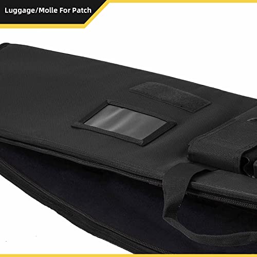 Mb Sxowbmu Soft Rifle Case Soft Carrying Gun, Shotgun And Rifle Case With 5 Magazine Pockets Adjustable Shoulder Straps Padded Handle Available Length In 38 Inch - Black #TOP4