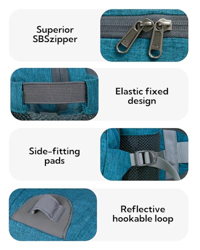 WATERFLY-Fanny-Pack-Waist-Bag-Fannie-Pack-2-Water-Bottle-Holders-Lumbar-Belt-Hiking-Walking-Running-Jogging-Camping-Large-Woman-Man-Bottle-Not-Included