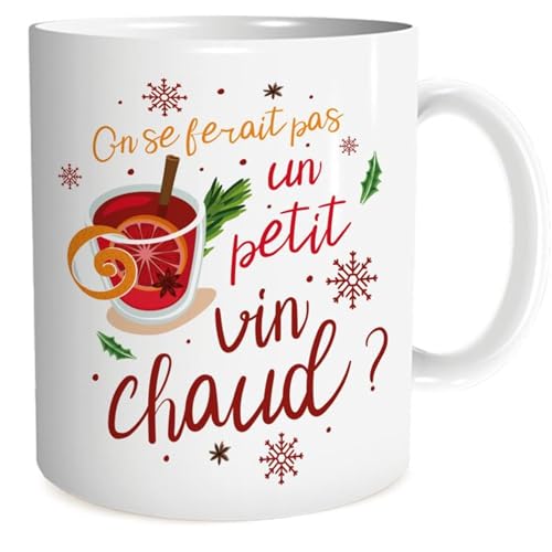 THE REPLICANT Tasse (Mug) Imprimé on se Ferait Pas Un Petit Vin Chaud ? / Dimensions : 12 x 9,7 x 8 cm