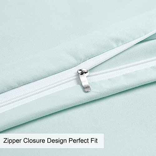uxcell Microfiber Pillowcases Set of 2, Zipper King 20x36 Light Gray by uxcell - Used condition - Image 4