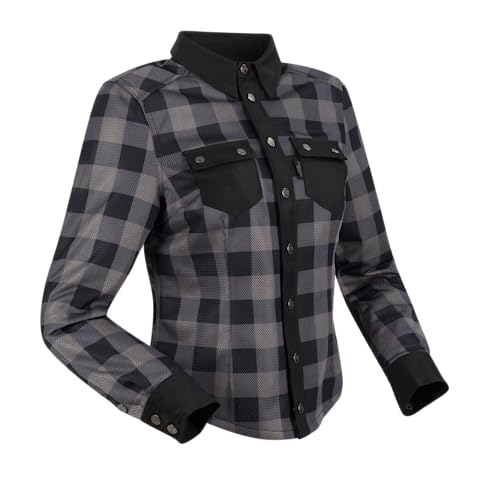 Blouson moto femme SEGURA veste cuir vintage noire routière