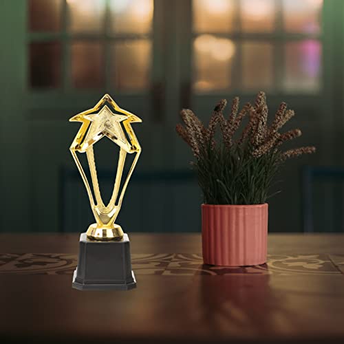 jojofuny Troféu Gold Star Trophy Cup Troféu de Ouro Prêmio Troféu de Prêmio Troféu Copa de Prêmio