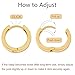 Gacimy Huggie Hoop Earrings for Women 14k Gold Plated, Small Hoop Earrings for Women, 1/2 Inch Round