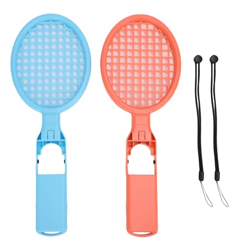 1 par de Raquetas de Tenis, empuñaduras de Raqueta de Tenis aptas para interruptores, 2 Consolas de Juegos, Controlador de Juegos, Agarre ergonómico, Kit de Raqueta