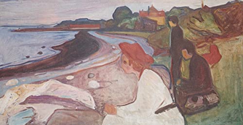 Art Impression d'art Edvard Munch Bord de mer haut de gamme pour décoration murale