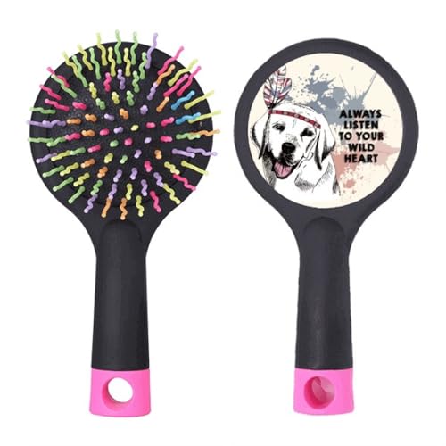 Brosse pour chien démêlante anti-nœuds qui élimine les poils morts en douceur
