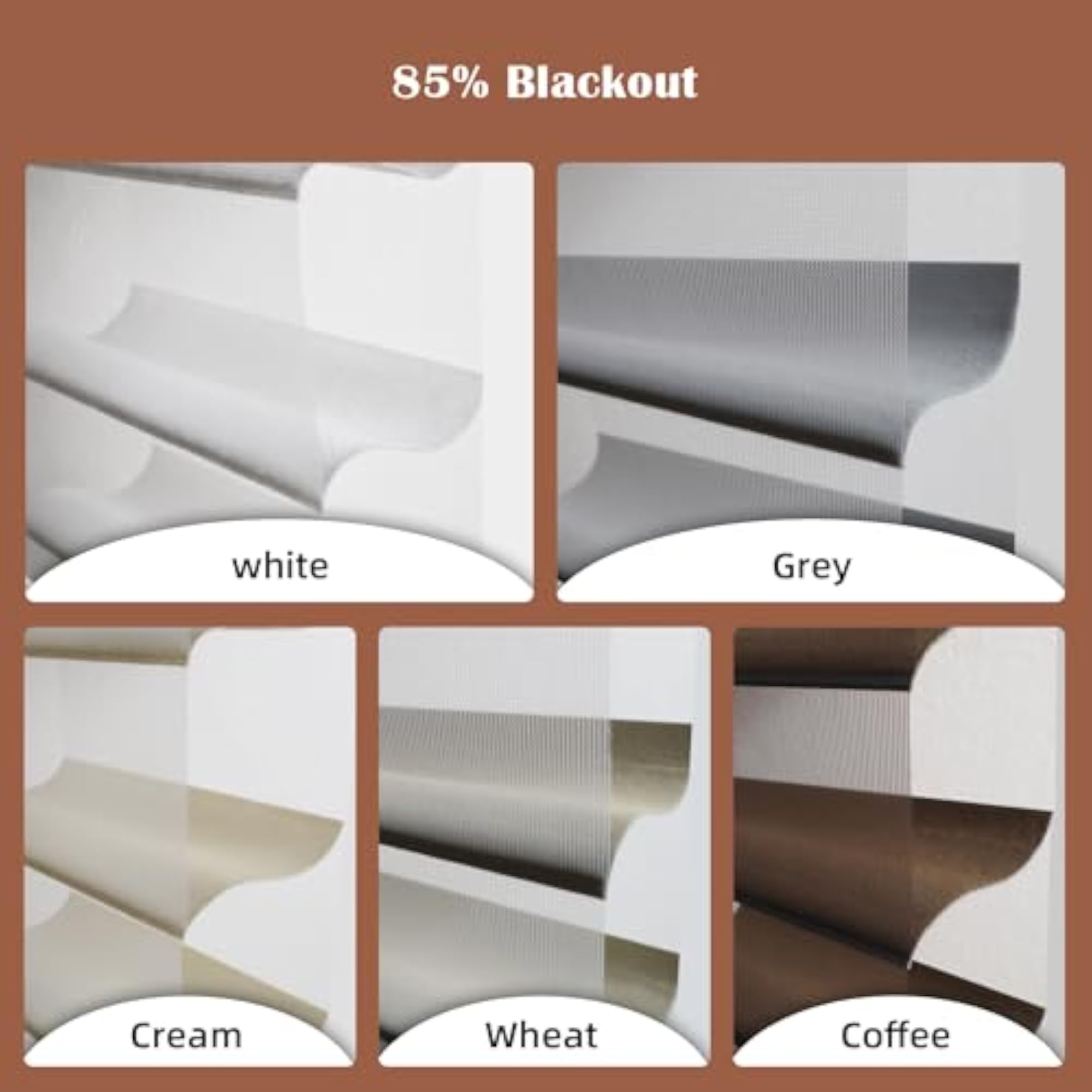 Motorized Shangri-la Sheer Shades, Fabric Samples