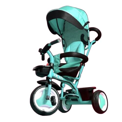Tricycle for Kids Cycles 2-5 Years - Amigo Kids Tricycle for Boy & Girl - Baby Cycle- Bike with Wheels, Bell and Basket - Durable with Parental Control (Green)-image-11