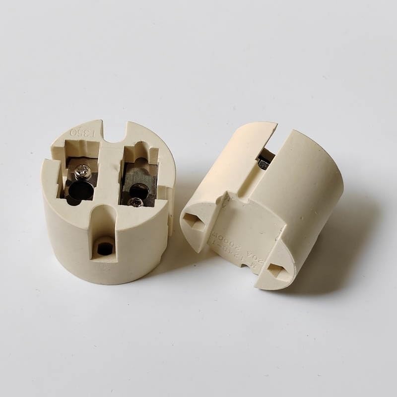 G22 GY22 Ceramic 1000W 2000W 2500W Single-Ended Stage Film and Television Photography Halogen Tungsten Lamp Holder(G22 lamp holder)