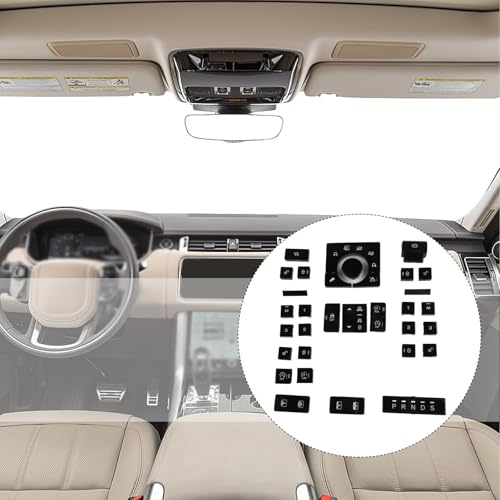 Couvercle bouton commutateur mode terrain Range Rover 2013-2017 cache plastique noir console - 6