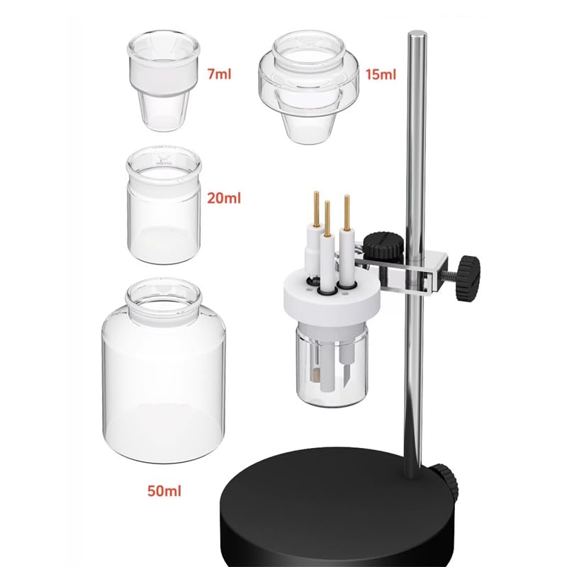 Electrode Support Frame and Sealed Electrolytic Cell Set - E1006 and E1008 Models, 7ml Capacity(E1006-3-2 25ml)