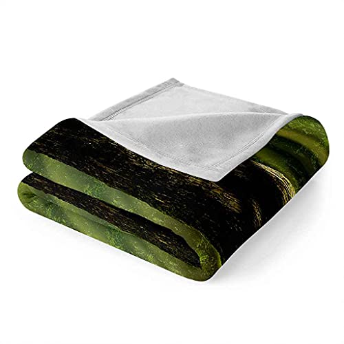 Couverture Impression 3D Papillon en Flanelle de Microfibre Haute Densité - 7