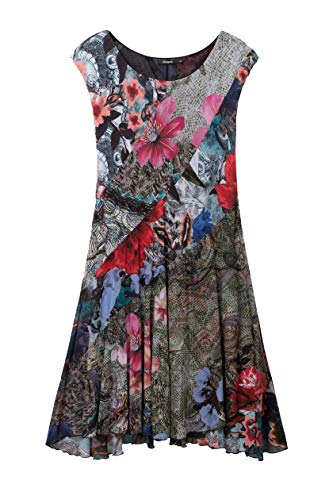 Desigual Womens Vest_Karuka Dress, Rosa Vento, Small Us #TOP3
