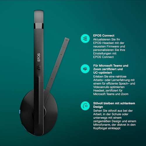Epos C20 Serie Wireless Headset mit Multi-Geräte-Konnektivität