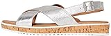  find. Crossover Cork Sole Leather Plateausandalen Silber Silver), 36 EU