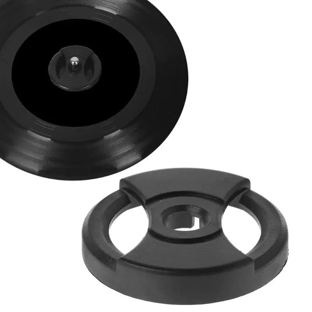 Malloy 7 Vinyl-Schallplatten-Kuppel, 45-Gang-Adapter, Umrüstbasis für Vinyl-Schallplatten-Plattenspieler, Grammophon, Dreieck-Schallplatten-Adapter