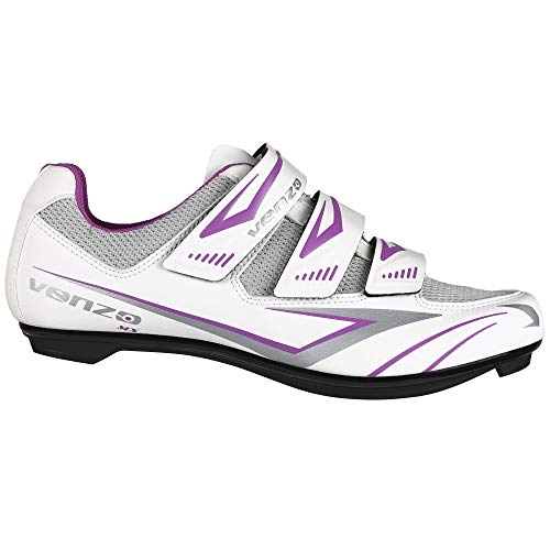 image for Venzo Bike Bicycle Women's Ladies Cycling Riding Shoes - Compatible wi