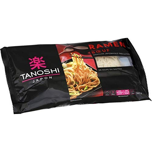 Tanoshi – Ramen sapore di manzo 360 g – 3 pezzi