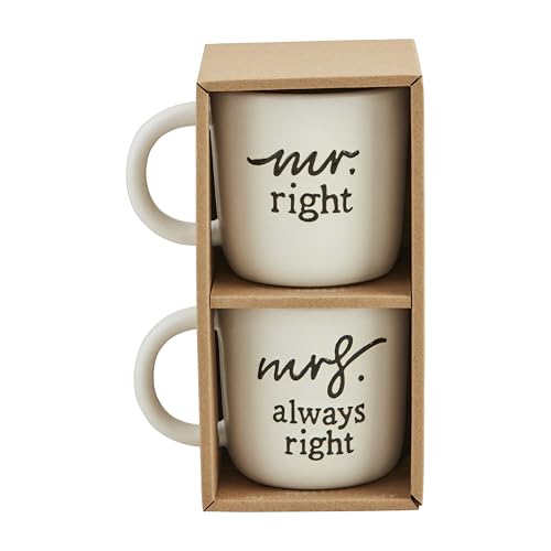 Set de 2 tazas de cerámica 16 oz blanco