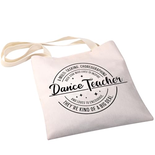 PXTIDY Dance Teacher Tote Bag Definition Gifts Dance Coach Dance Teacher Appreciation Gifts Dance Instructor Thank You Gift3