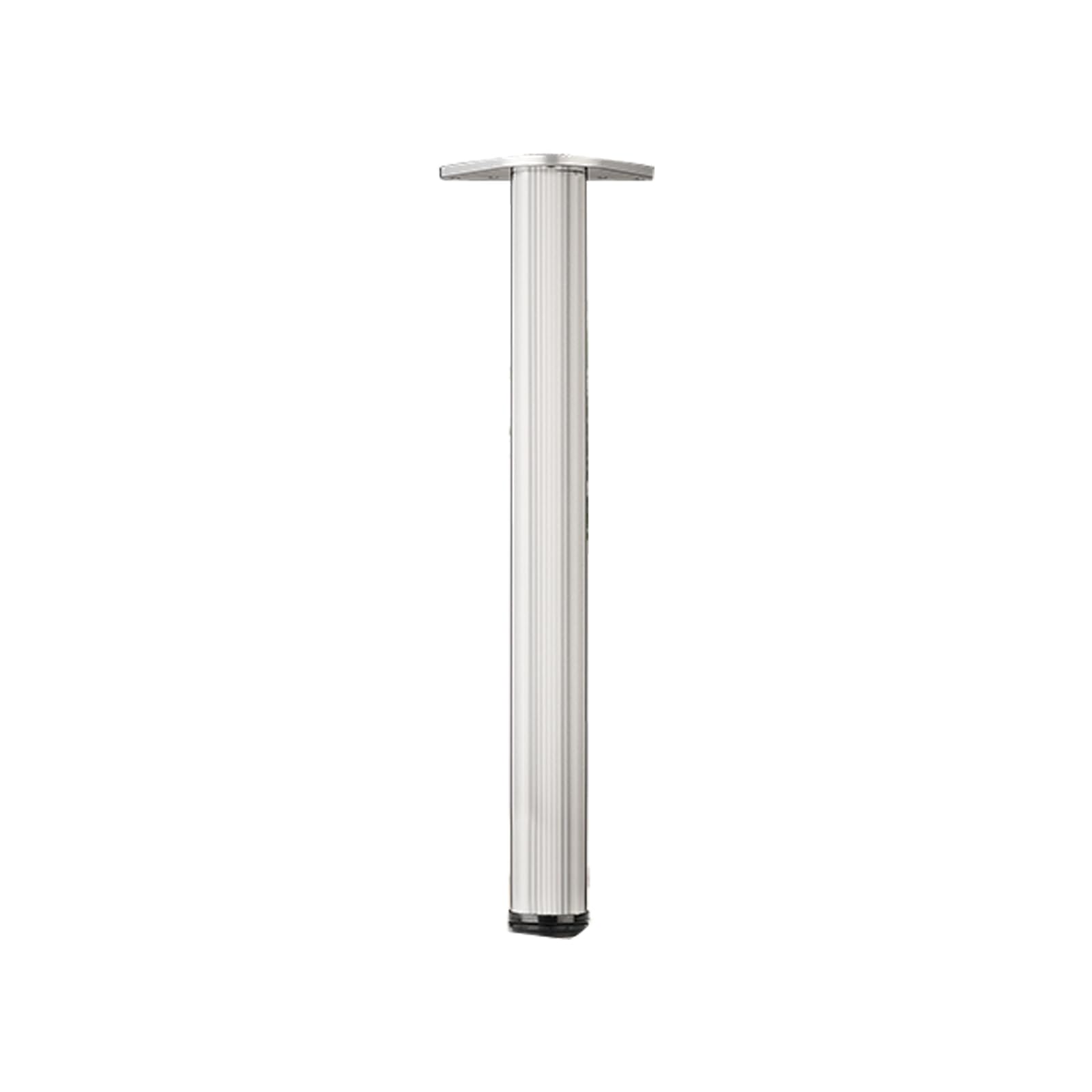 SGSKEIEY 1pcs Furniture Legs Kitchen Unit Legs Table Legs Stainless Steel Furniture Legs with Screws,Dia Cabinet Legs Desk Legs for Home, Office (125cm,streaks)