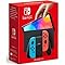 Nintendo Switch – OLED Model w/Neon Red & Neon Blue Joy-Con(HK version- w/Adapter Plug)